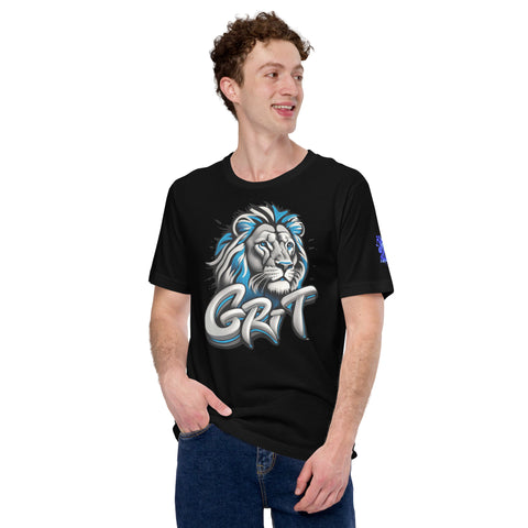 "GRIT" Detroit Lions Ultimate Graphic Collection Unisex T-Shirt - Karma Inc Apparel 