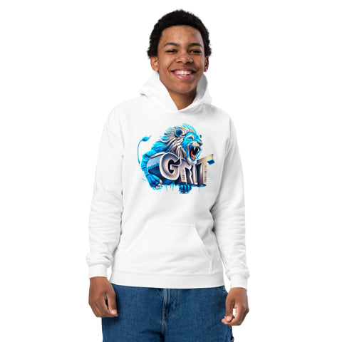 "Detroit Grit" Ultimate Graphic Collection Unisex Youth Hoodie - Karma Inc Apparel 