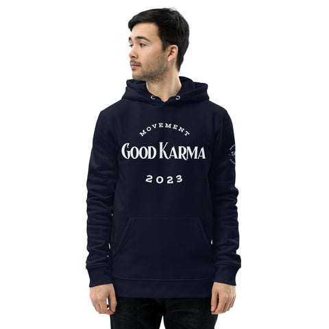 Karma Inc Apparel  French Navy / S "GOOD KARMA MOVEMENT" 2023 Preimum Organic Cotton Unisex Hoodie