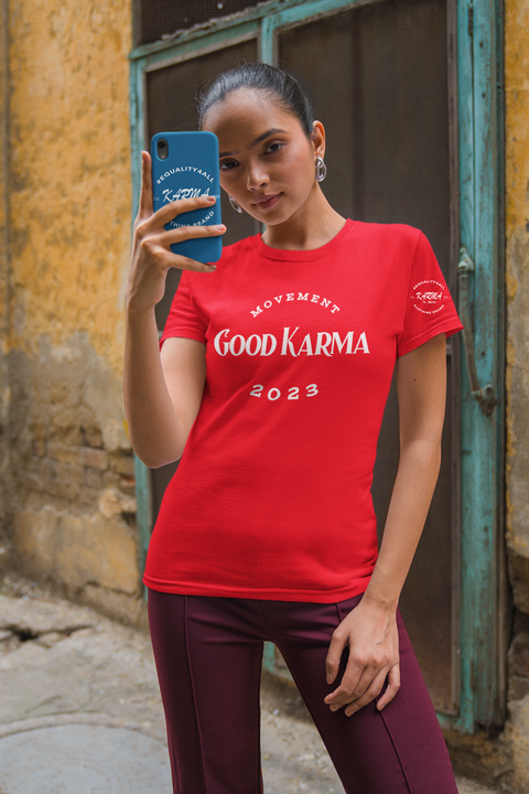 Karma Inc Apparel  "Good Karma Movement 2023" Preimum Bella-Canvass Unisex T-Shirt