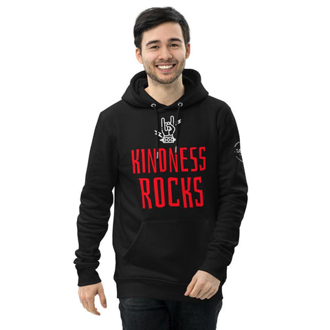 Karma Inc Apparel  "KINDNESS ROCKS" Premium Organic Cotton Eco-Friendly Unisex Hoodie