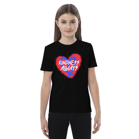 Karma Inc Apparel  Kids T-Shirts Black / 3-4 "KINDNESS ALWAYS" Premium Organic Cotton Kids T-Shirt