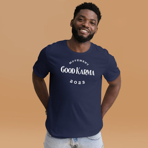 Karma Inc Apparel  Navy / XS "Good Karma Movement 2023" Preimum Bella-Canvass Unisex T-Shirt