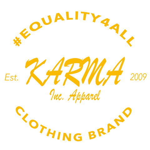 Karma Inc Apparel  Organic Cotton Hoodie "THE WORLD BELONGS TO ALL OF US" Premium Organic Cotton Unisex Hoodie