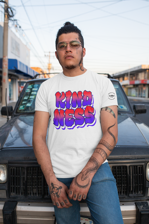 Karma Inc Apparel  Unisex T-Shirt "KINDNESS" Graffiti Look Preimum Bella-Canvass Unisex T-Shirt