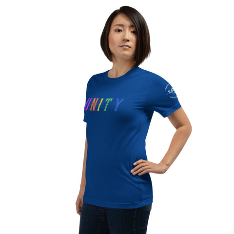 Karma Inc Apparel  Unisex T-Shirt "UNITY" Pride Design Bella-Canvass Preimum Unisex T-Shirt