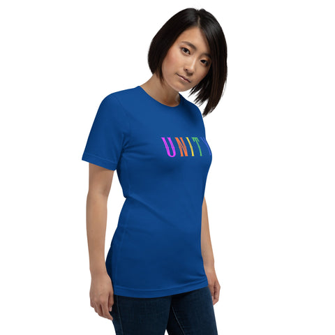 Karma Inc Apparel  Unisex T-Shirt "UNITY" Pride Design Bella-Canvass Preimum Unisex T-Shirt