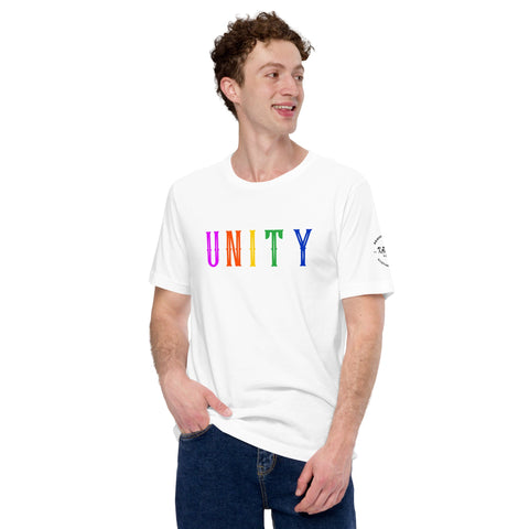 Karma Inc Apparel  Unisex T-Shirt "UNITY" Pride Design Bella-Canvass Preimum Unisex T-Shirt
