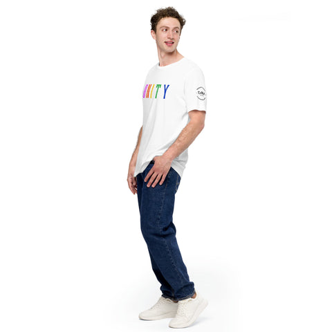 Karma Inc Apparel  Unisex T-Shirt "UNITY" Pride Design Bella-Canvass Preimum Unisex T-Shirt