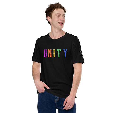 Karma Inc Apparel  Unisex T-Shirt "UNITY" Pride Design Bella-Canvass Preimum Unisex T-Shirt