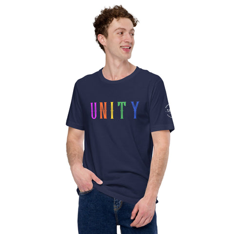 Karma Inc Apparel  Unisex T-Shirt "UNITY" Pride Design Bella-Canvass Preimum Unisex T-Shirt