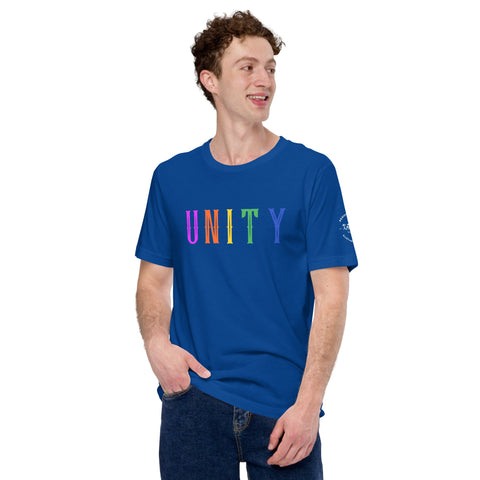 Karma Inc Apparel  Unisex T-Shirt "UNITY" Pride Design Bella-Canvass Preimum Unisex T-Shirt
